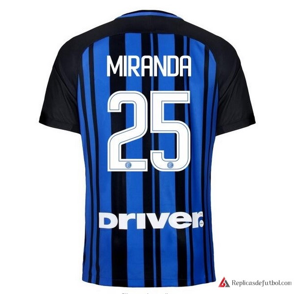 Camiseta Inter Primera equipación Miranda 2017-2018